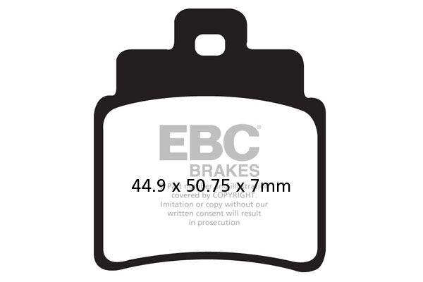 SFA355/4HH - EBC SFA-HH Series Sintered Scooter Brake Pads For Sym Cruisym 300 I 2018-2020 Front