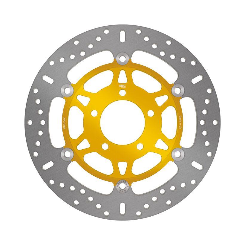 Ebc Gold/Stainless Steel Md3104x - X-Series Brake Disc For Suzuki Gsx-R 1000 2003-2004 Front