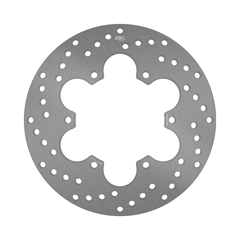 Ebc Gold/Zinc Md6234d - Round D-Series Fixed Brake Disc For Yamaha Xt 660 R 2004-2016 Rear
