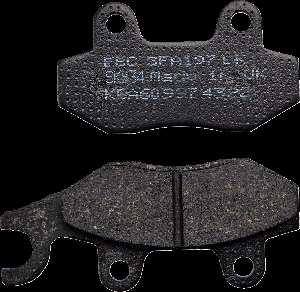 SFA197 - EBC Organic Brake Pads For Kymco Agility+ 200 ABS 2021 Rear