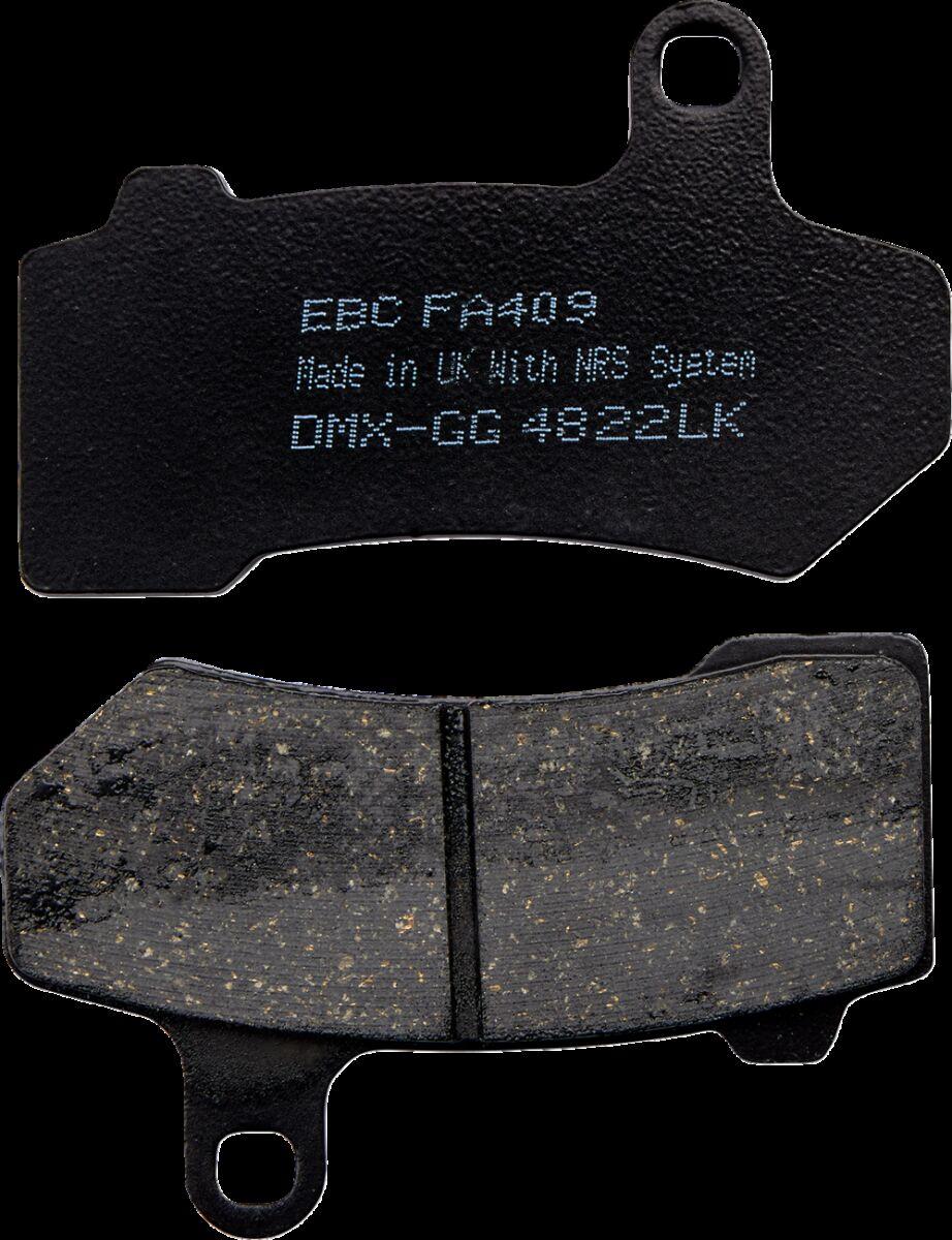 FA409 - EBC Organic Brake Pads For Harley Davidson FLHR 1584 2008 Road King Fit Front Or Rear