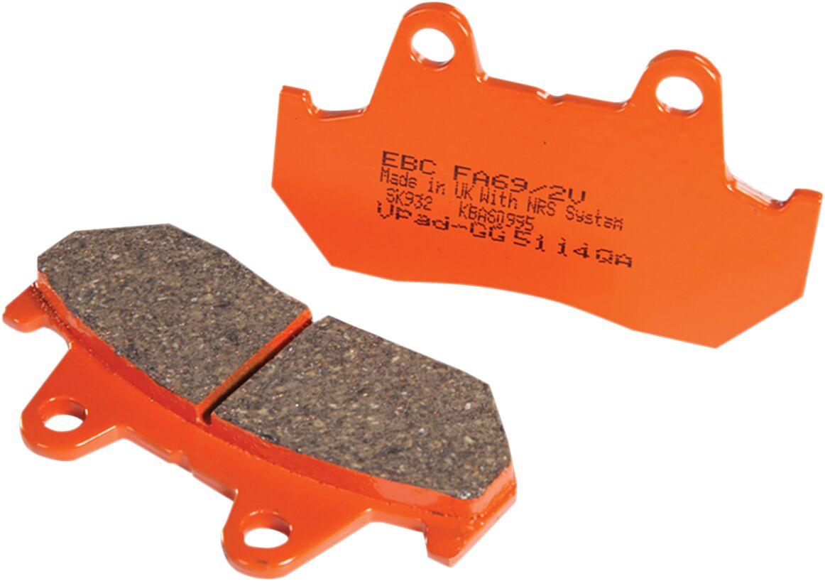 FA069/2 - EBC Organic Base "FA" Brake Pads For Honda CB 400 N 1982 Front