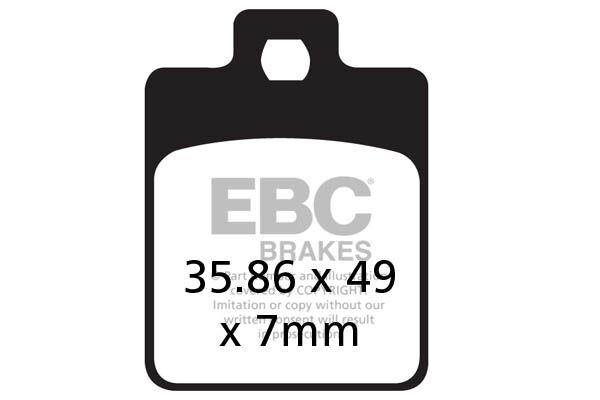 SFAC260 - EBC SFAC Carbon Series Scooter Brake Pads For Peugeot Belville 125 ABS 2017-2020 Rear