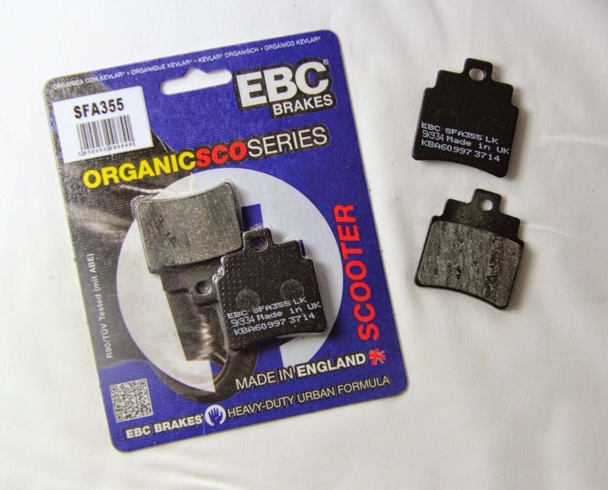 SFA650 - EBC SFA Series Organic Scooter Brake Pads For Peugeot Metropolis 400 2014-2016 Fit Front Or Rear