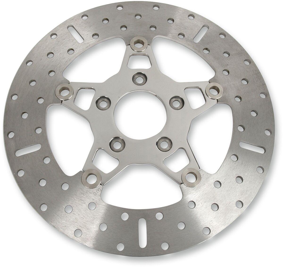 Ebc Polished Fsd010 - Fsd Series Stainless Steel Brake Disc For Harley Davidson Flhr 1450 2000-2003 Front