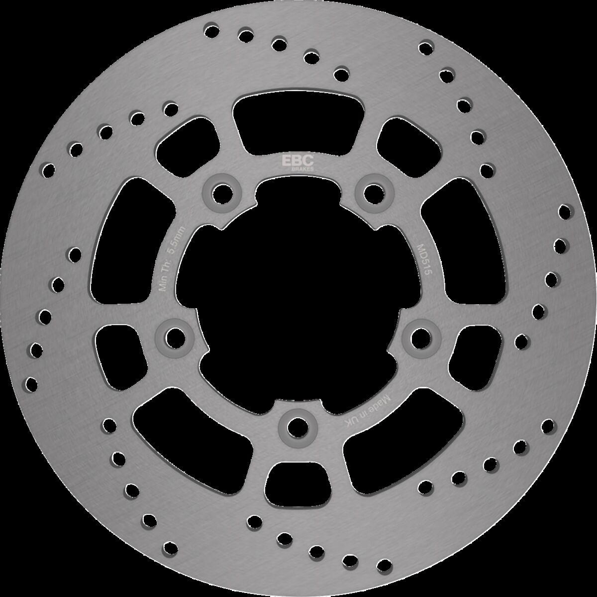 Ebc Unfinished Md515 - Hpsr Fixed Brake Disc For Harley Davidson Vrsca 1130 2002-2005 Rear