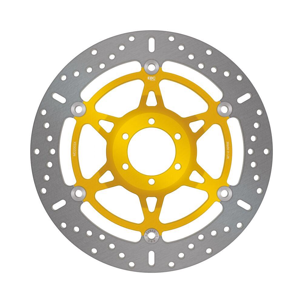 Ebc Gold/Silver/Stainless Steel Md2003x - X-Series Brake Disc For Laverda 650 1994 Front