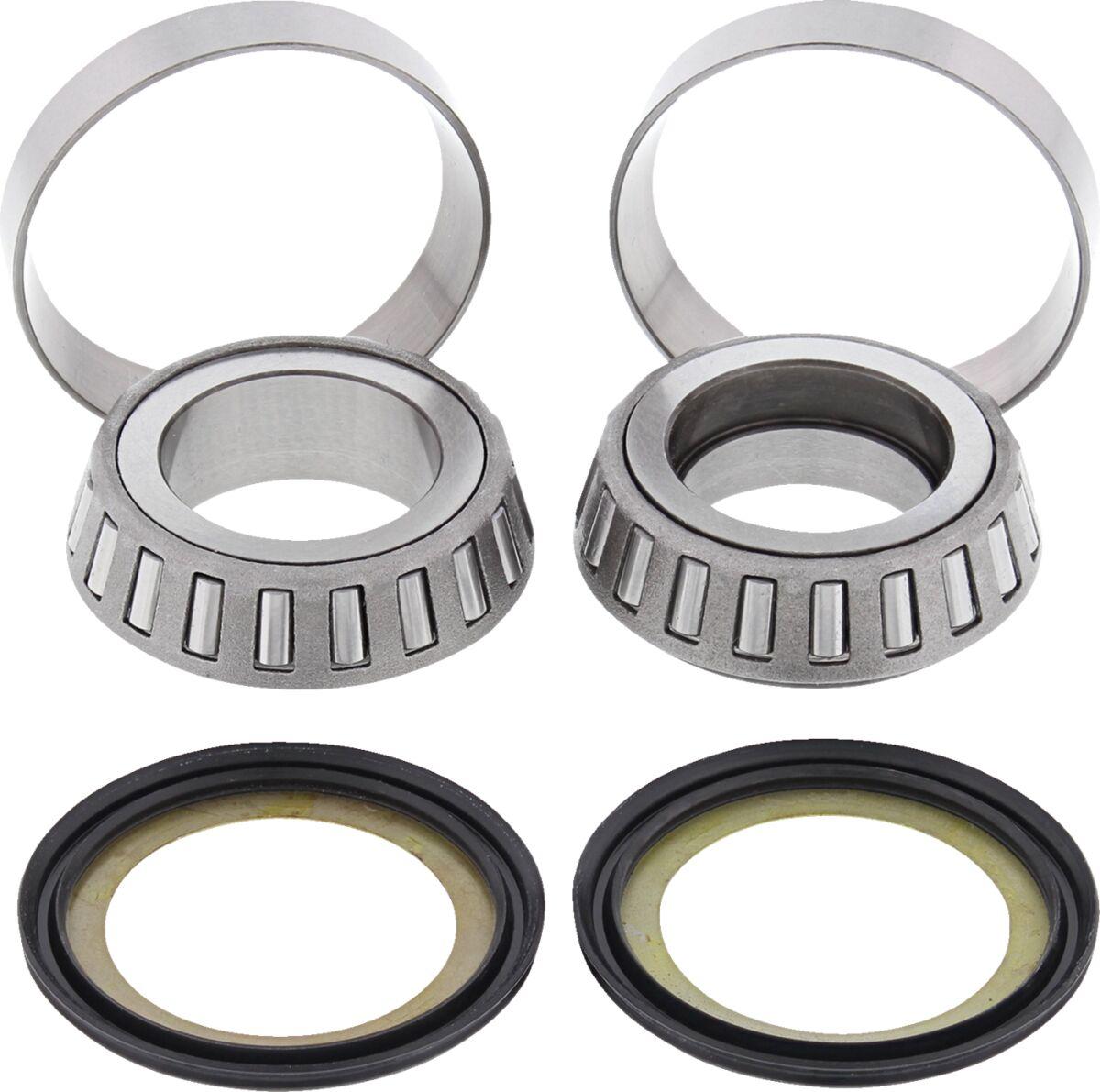 22-1005 - All Balls Steering Stem Tapered Roller Bearings & Seals Kit For Suzuki DR370 1978-1979