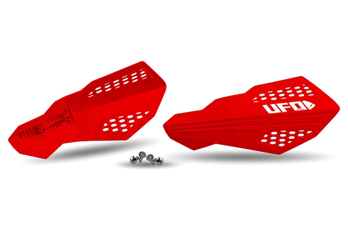 PM01675#070 - UFO Horus Hand Guards For Honda CRF250R 2025-2026 - Red