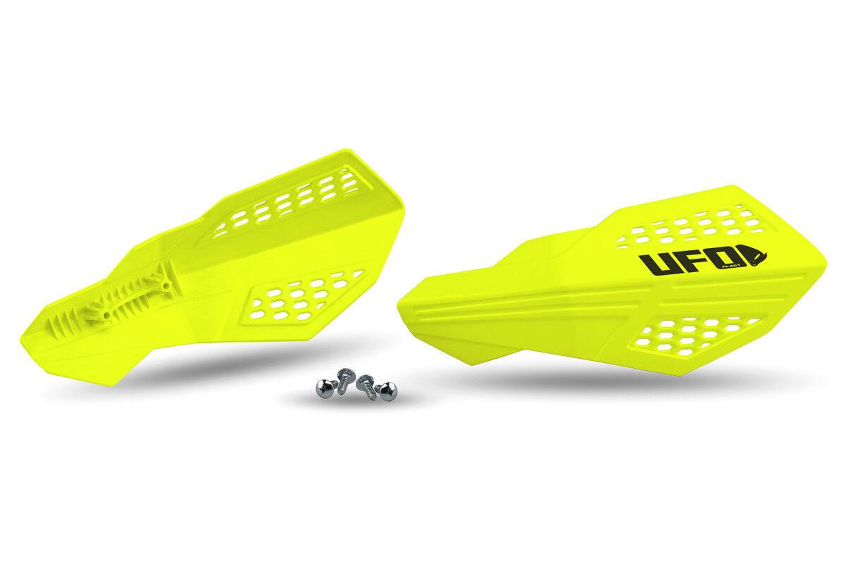 PM01675#DFLU - UFO Horus Hand Guards For Honda CRF250R 2025-2026 - Yellow