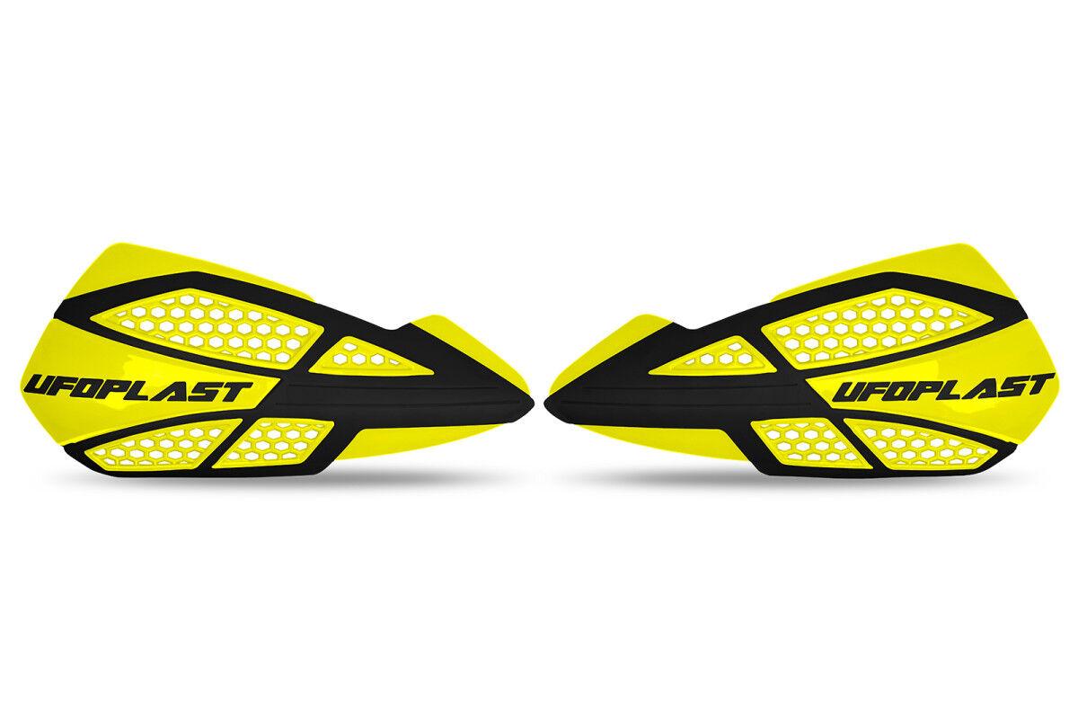 PM01668#102 - UFO Voyager Hand Guards For Honda CRF250R 2025-2026 - Yellow