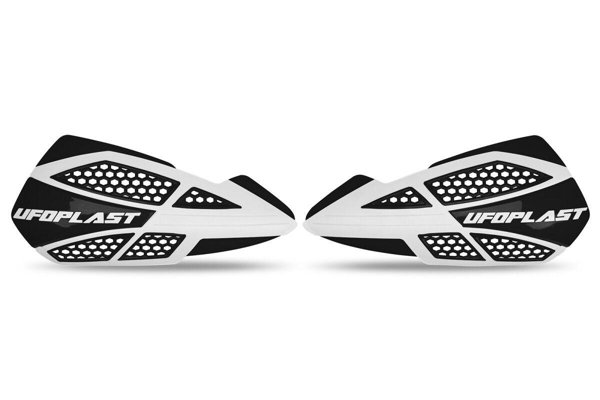 Ufo White/Black Pm01668#041 - Voyager Hand Guards For Honda Crf250r 2025-2026