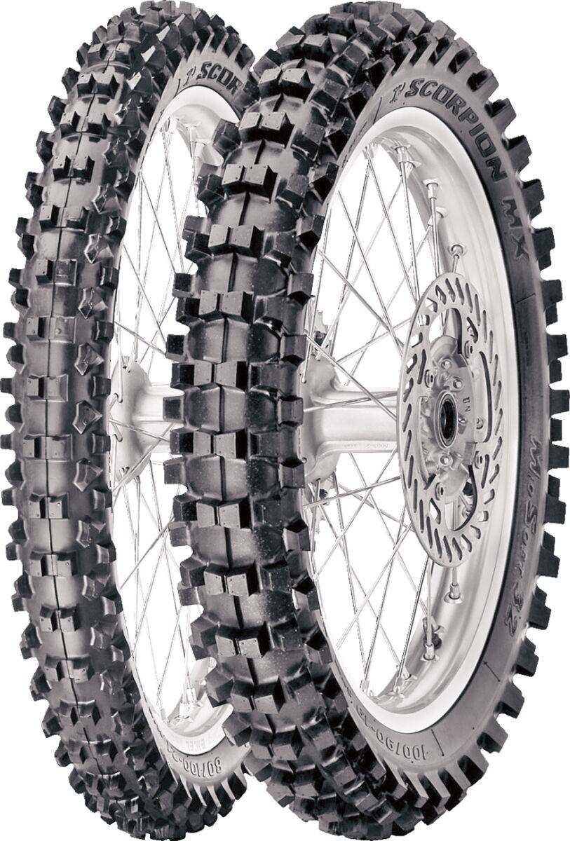 4661800 - Pirelli Scorpion MX32 Mid Soft 57M TT Rear Tyre 100/90 - 19"