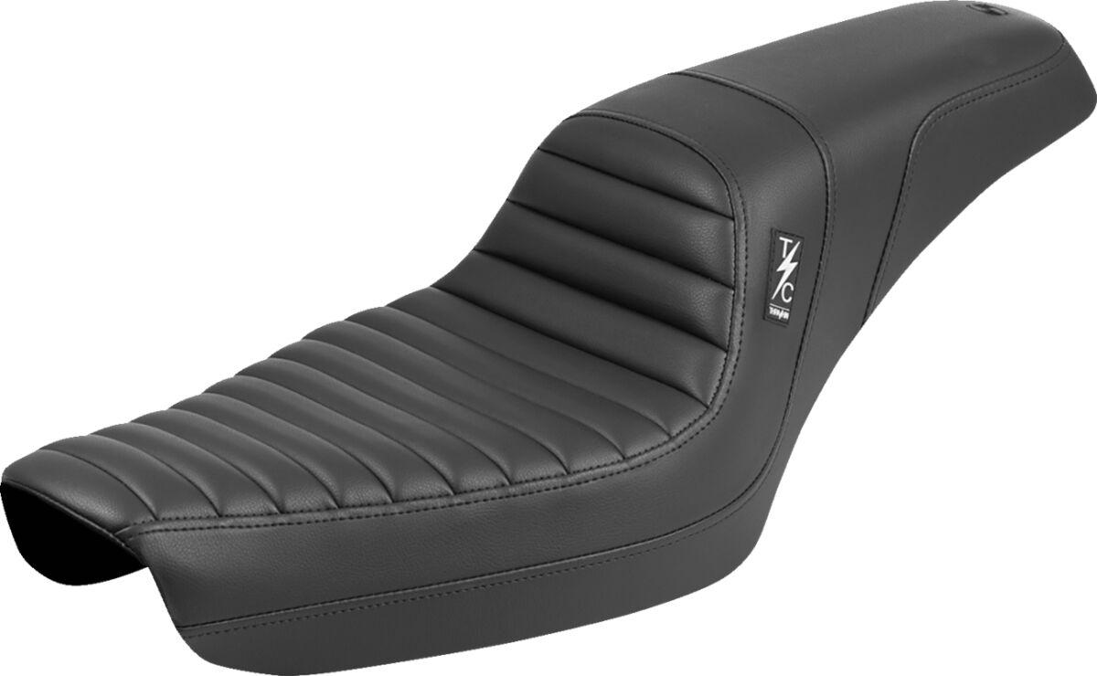TS89604T - Saddlemen Thrashin Pro Series Tuck-n-Roll Seat For Harley Davidson FXD 1340 1996-1998 - Black