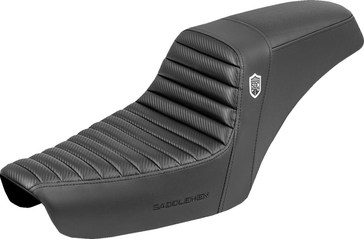 SC89604T - Saddlemen Step Up Tuck-n-Roll Seat For Harley Davidson FXD 1340 1996-1998 - Black