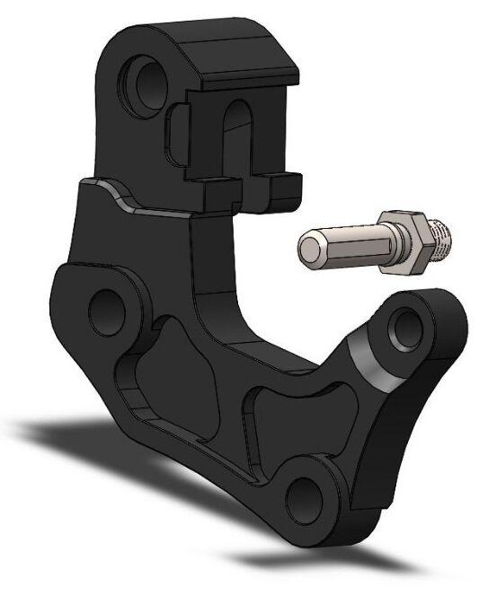 211152 - Moto Master Brake Caliper Adapter Bracket For Yamaha XTZ 700 Tenere 2023-2025 Front Left