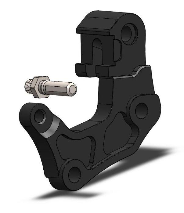 211153 - Moto Master Brake Caliper Adapter Bracket For Yamaha XTZ 700 Tenere 2023-2025 Front Right