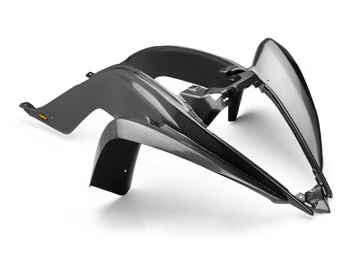 18980-30 - Maier Front Fender Unit For Yamaha YFM 700 R 2019-2024 - Black/Carbon Fibre