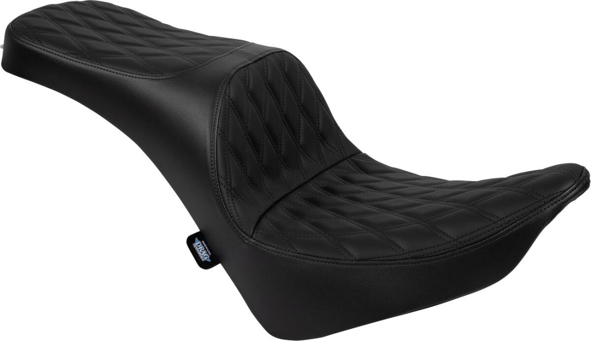 4719F - Drag Specialties Freedom Touring Seat For Harley Davidson FLDE 1750 ABS 2018-2020 - Black