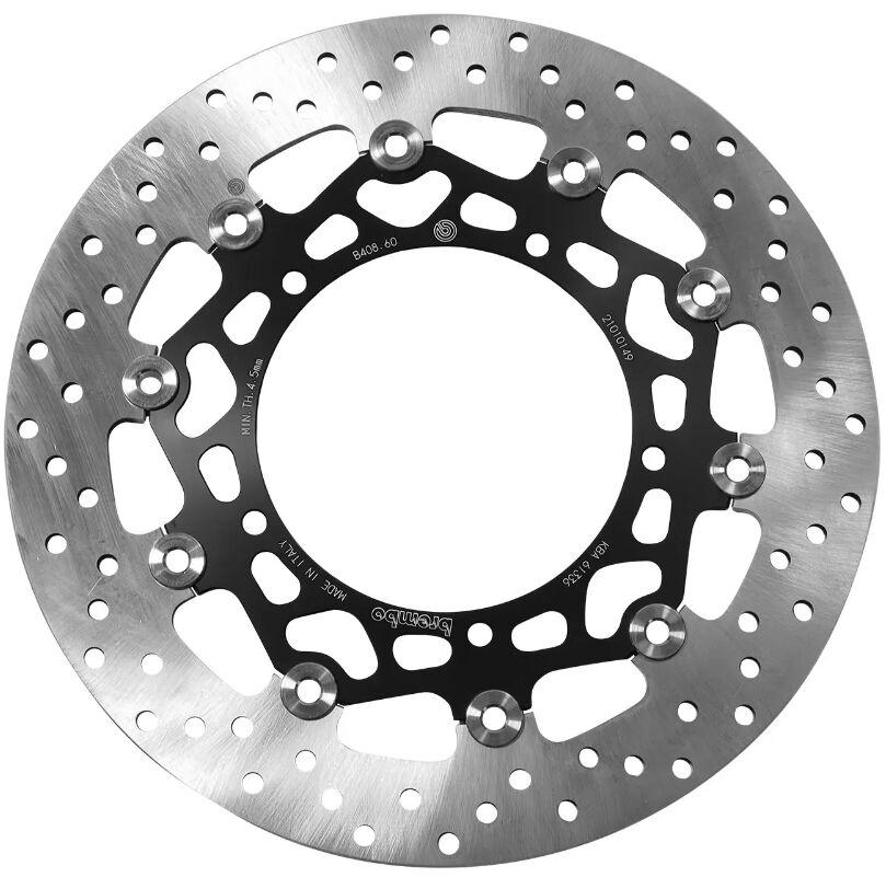 Brembo Black/Silver/Stainless Steel 78B40860 - Oro Prime Line Floating Brake Disc For Yamaha Fz8 S 2010-2016 Front