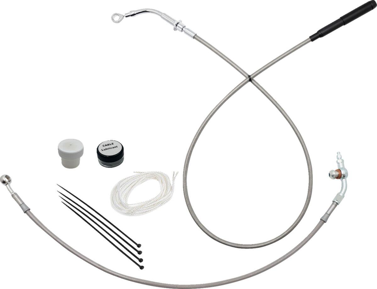 119914-C - Fat Baggers Inc. EZ Install Kit For Harley Davidson FLTRK 1868 ABS 2021-2024 35.5cm (14") - Chrome