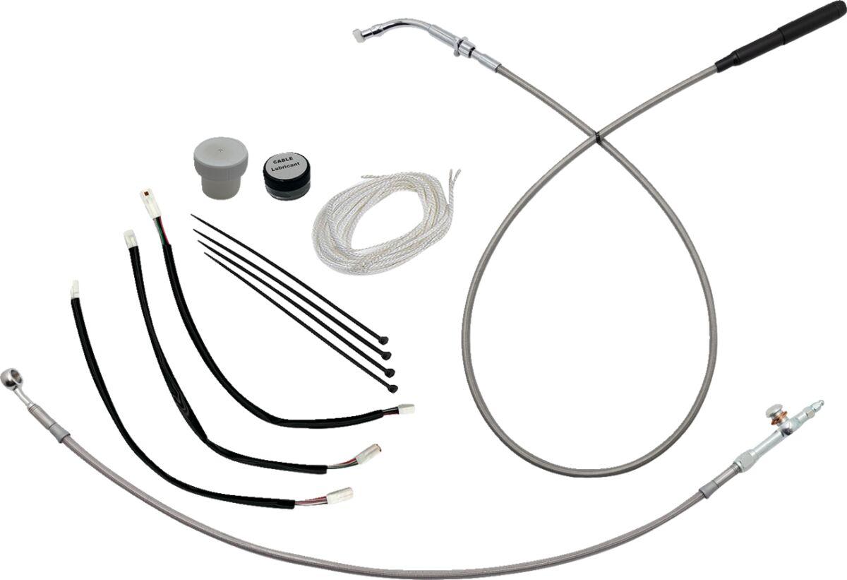 149011-C - Fat Baggers Inc. EZ Install Kit For Harley Davidson FLHX 1923 ABS 2024-2025 25.5/28/30.5cm - Chrome