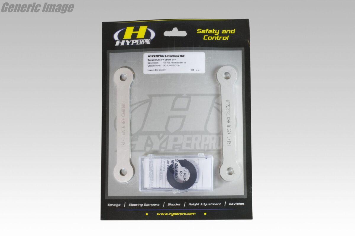 LK-SU06-019-40 - Hyperpro Lowering Kit For Suzuki SV650X Cafe Racer ABS 2018-2025 Rear -40mm