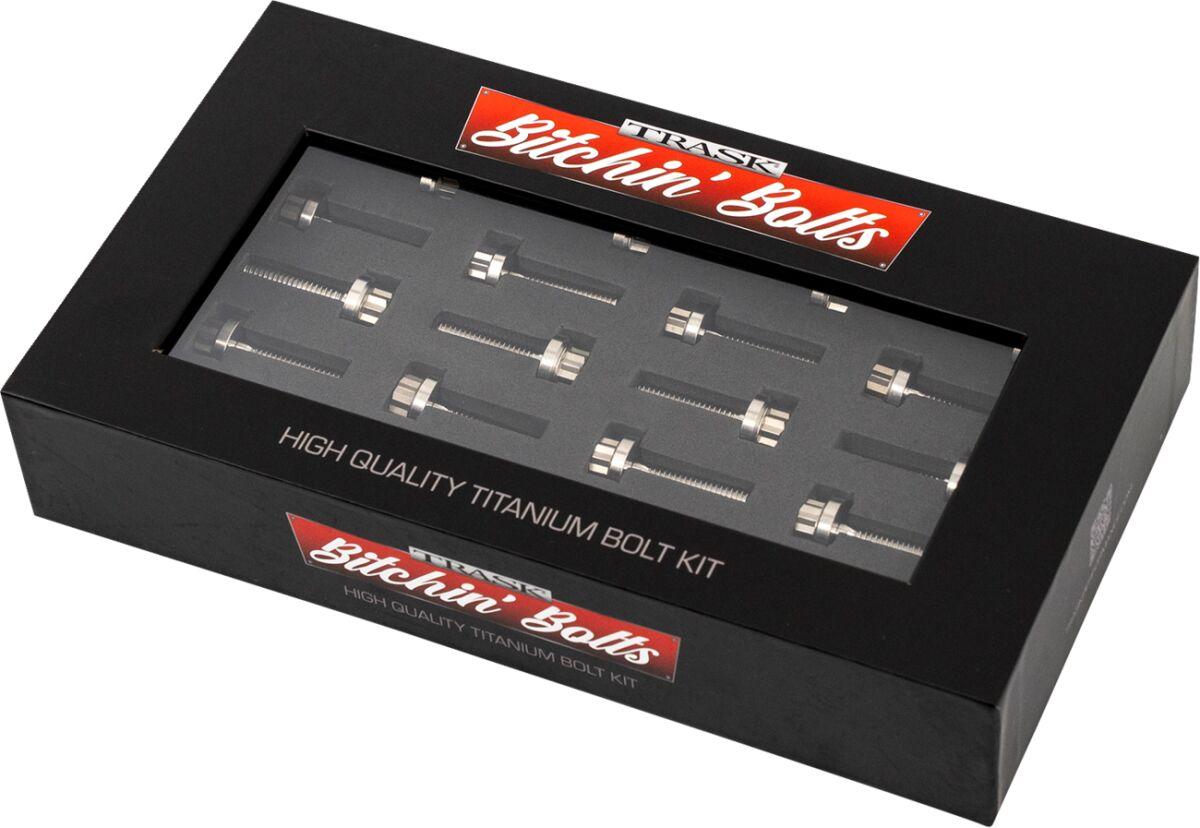 TM-1050-D - Trask Bitchin Rocker Box Bolts For Harley Davidson FLDE 1750 ABS 2018-2020 - Silver
