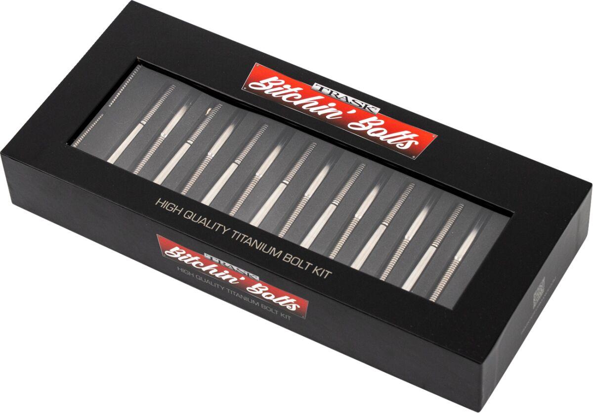 TM-1050-H - Trask Bitchin Crankcase Bolts For Harley Davidson FLDE 1750 ABS 2018-2020 - Silver