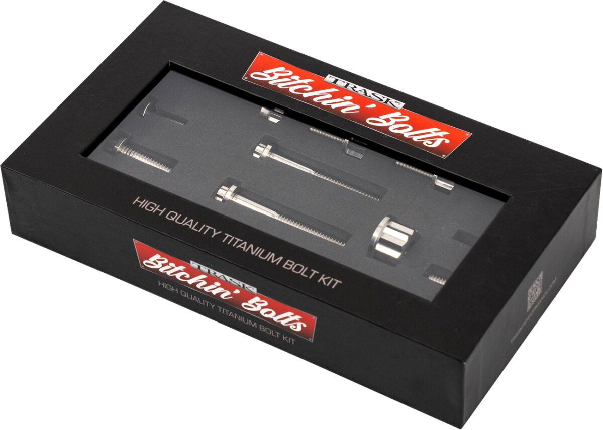 TM-1050-F - Trask Bitchin Peg Mount Bolts For Harley Davidson FLDE 1750 ABS 2018-2020 - Silver