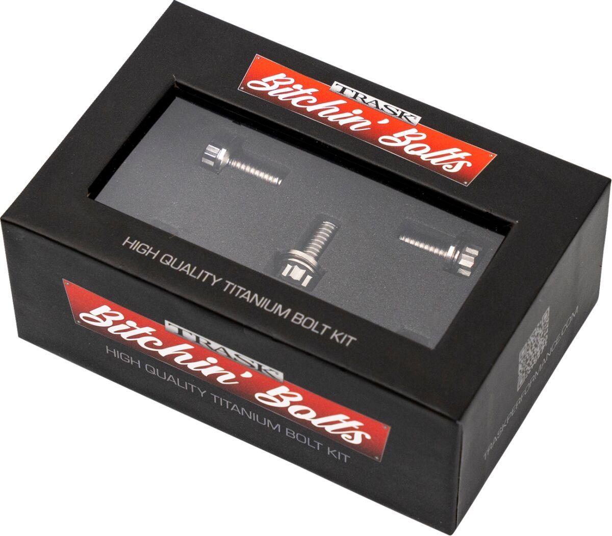 TM-1050-A - Trask Bitchin Derby Cover Bolts For Harley Davidson FLDE 1750 ABS 2018-2020 - Silver