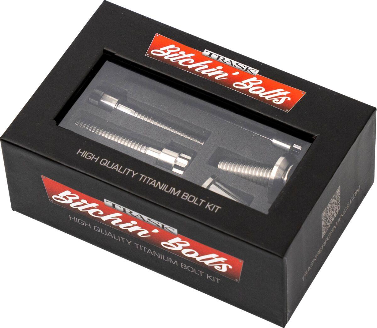 TM-1050-J - Trask Bitchin Coil & Horn Bolts For Harley Davidson FLDE 1750 ABS 2018-2020 - Silver