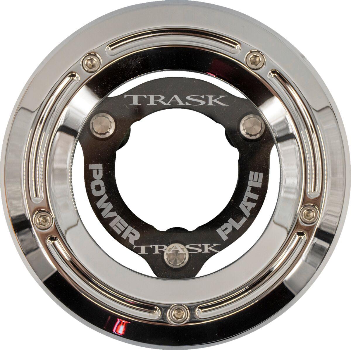 TM-0052-CH-BK - Trask Derby Cover & Power Plate Kit For Harley Davidson FLDE 1750 ABS 2019-2020 - Black/Chrome