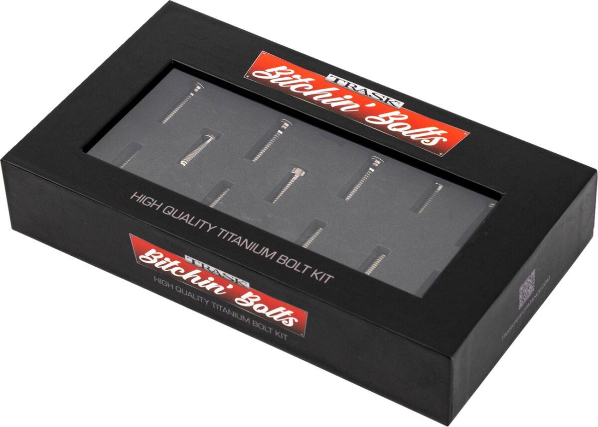 TM-1050-C - Trask Bitchin Cam Cover Bolts For Harley Davidson FLDE 1750 ABS 2018-2020 - Silver