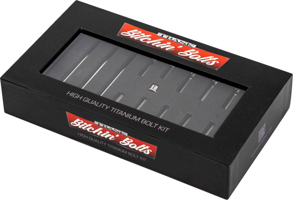 TM-1050-G - Trask Bitchin Primary Cover Bolts For Harley Davidson FLDE 1750 ABS 2018-2020 - Silver
