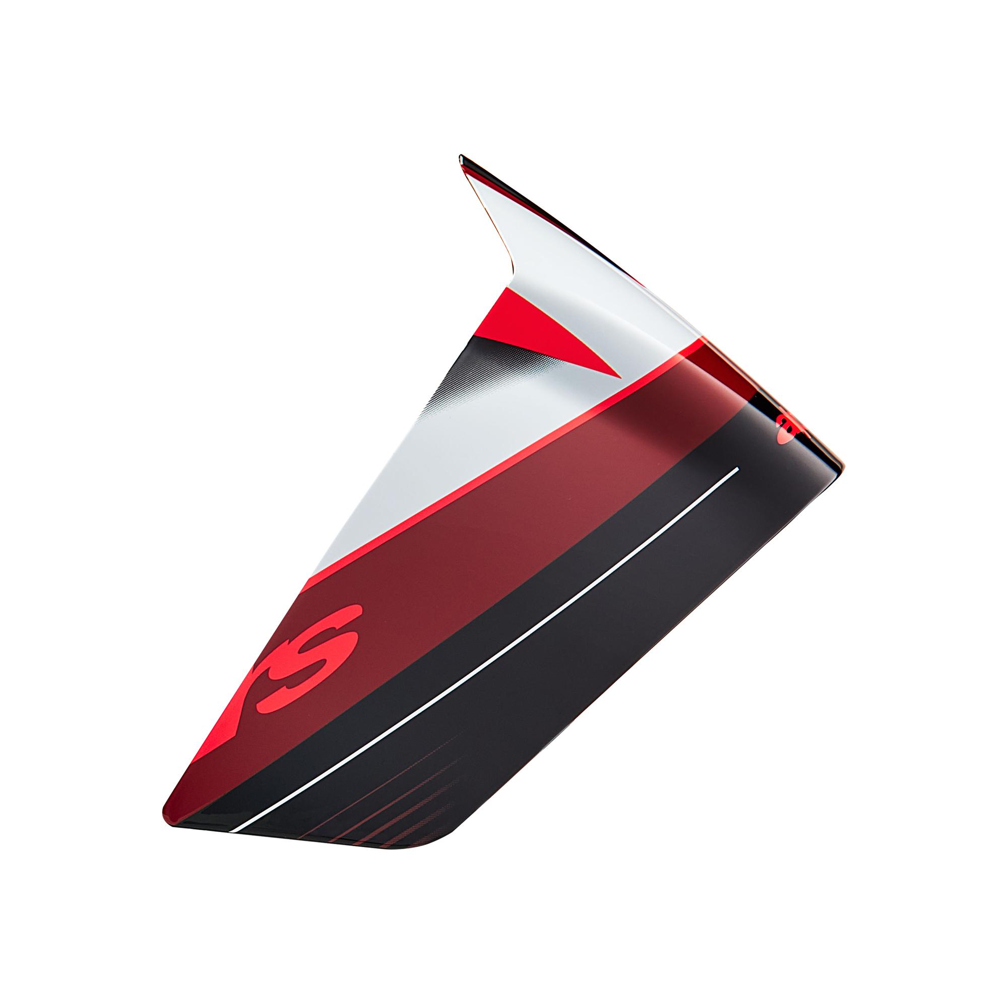 Alpinestars Black Carbon Red Whi 51456 - S-R10 Team Race Spoiler Black Carb Red White Glossy