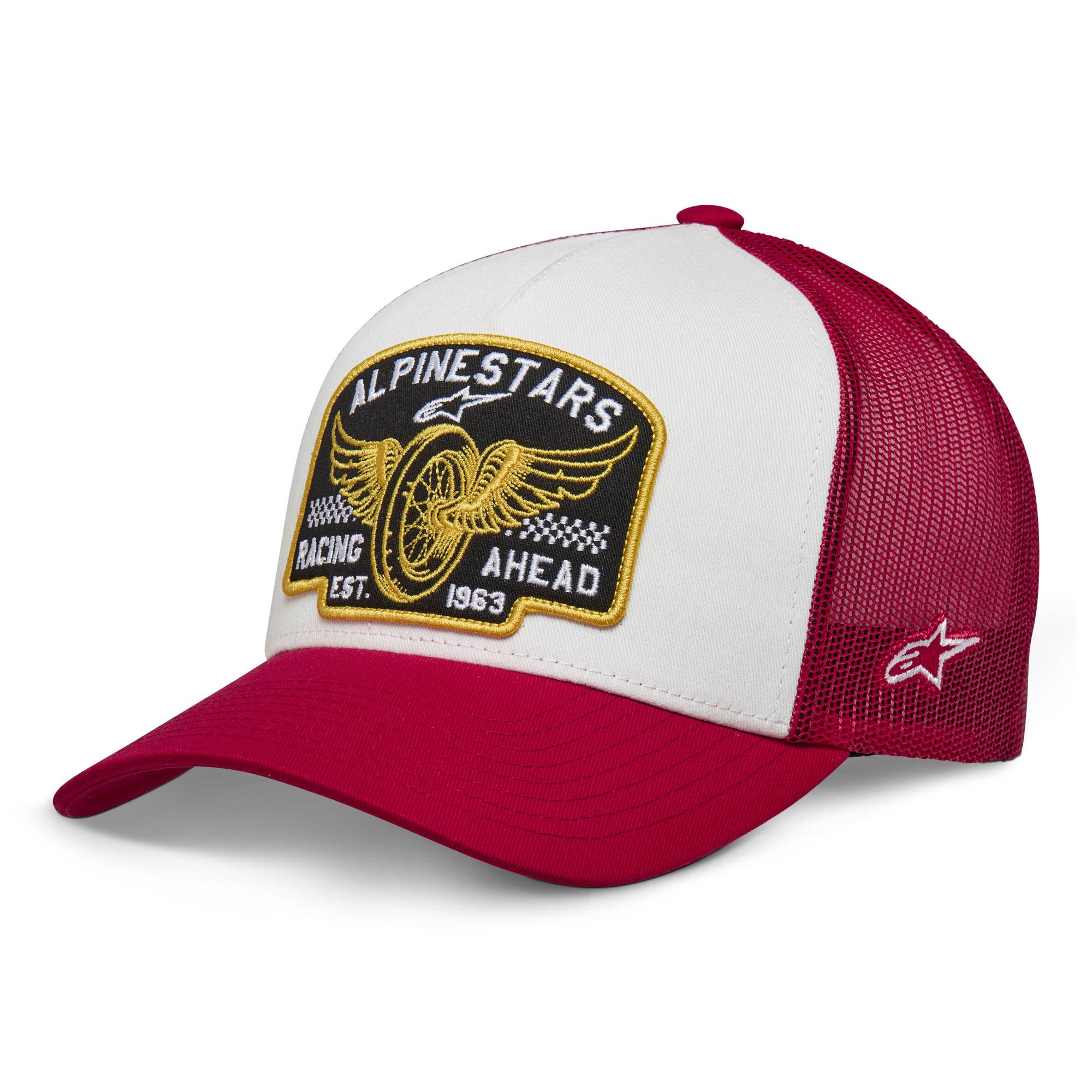 51427 - Alpinestars Heritage Patch Trucker Hat White/Red