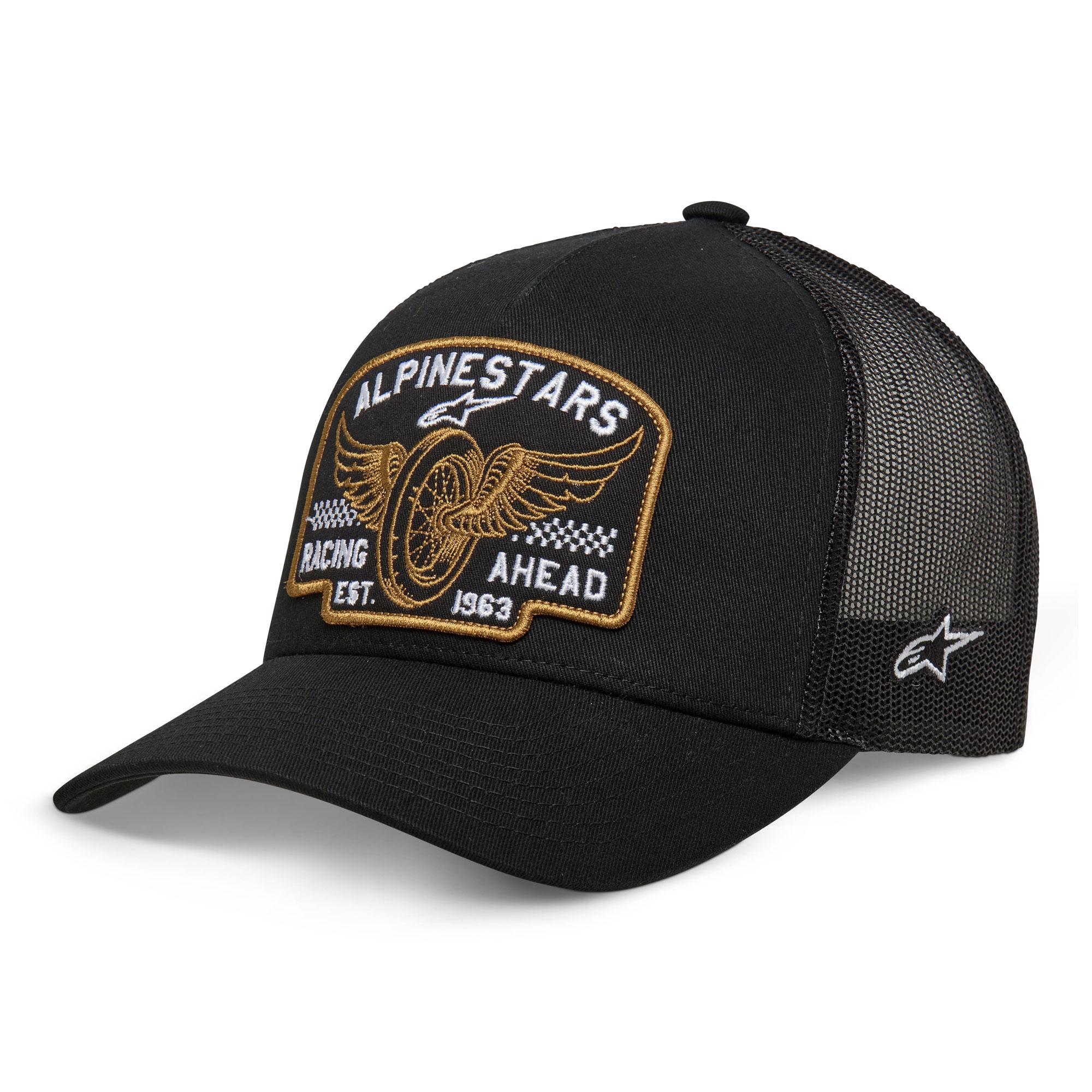 Alpinestars Black Black 51426 - Heritage Patch Trucker Hat Black/Black