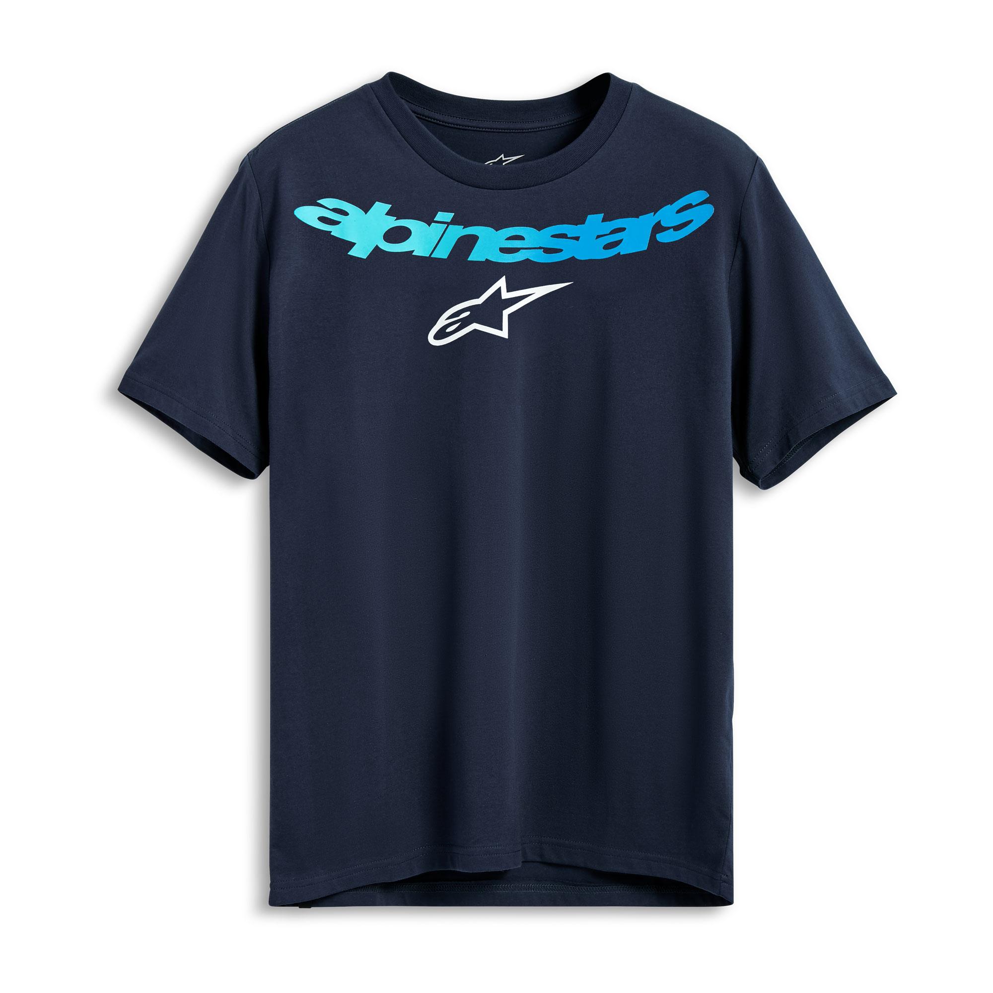 61064 - Alpinestars Collared SS CSF T-Shirt Navy M