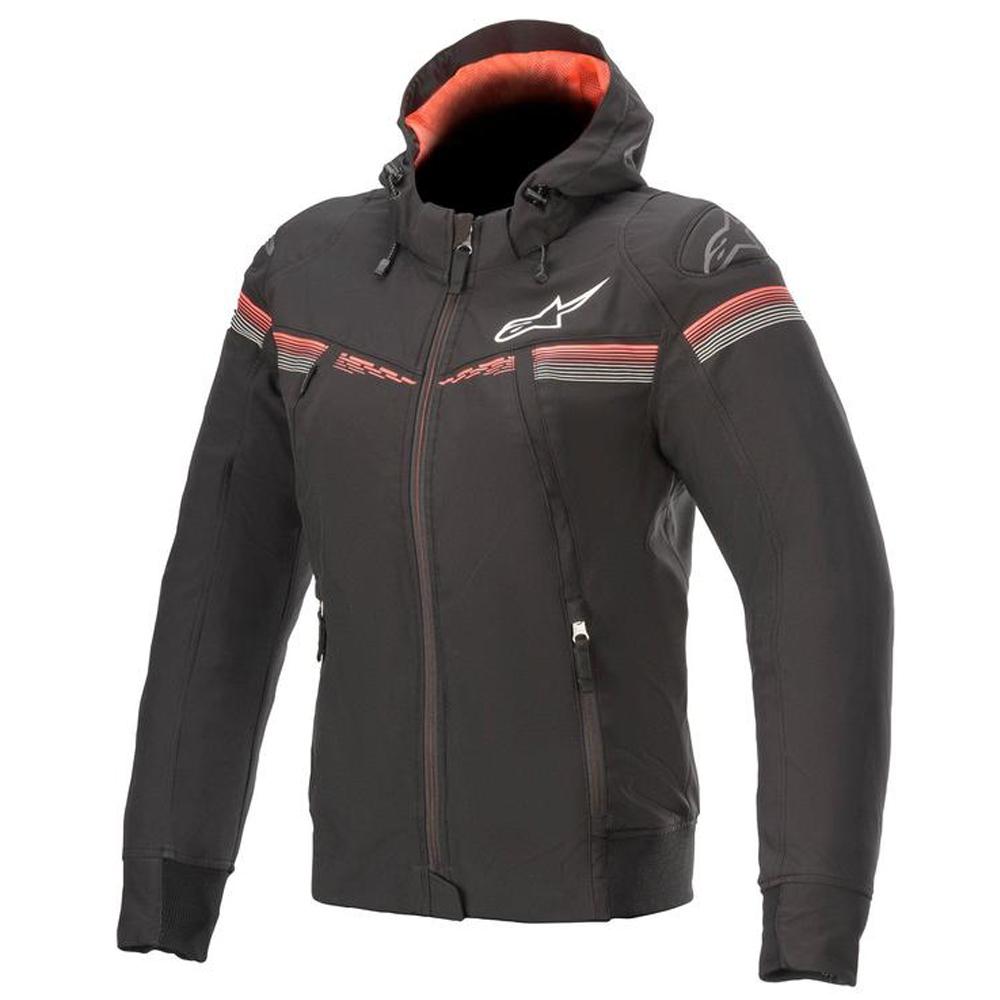 21618 - Alpinestars Stella Sektor V2 Tech Hoodie Black Coral M