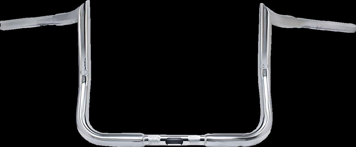 PYO:MBB125-8 C - Paul Yaffe 1-1/4" Bagger Monkey Bar Handlebar 20.5 cm (8") - Chrome