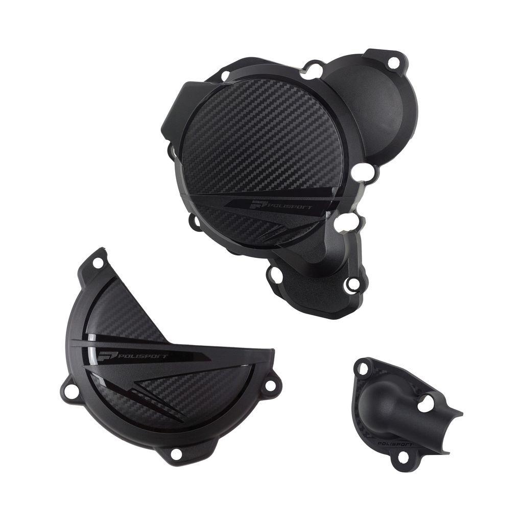 91375 - Polisport Full Engine Protector Kit For KTM EXC250 TBI 2024 - Black