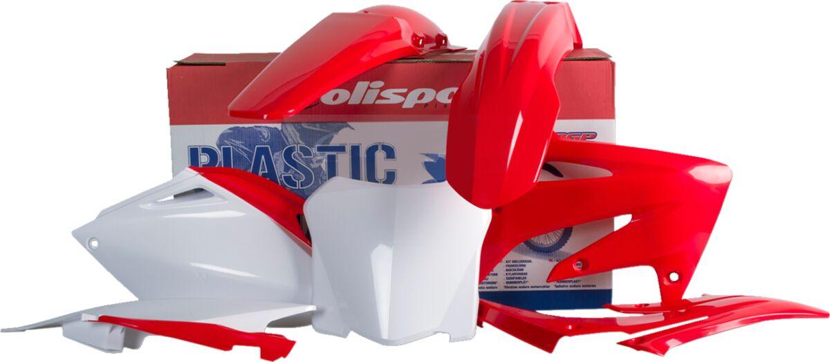 91521 - Polisport Plastics Kit For Honda CRF250R 2008 - OEM/Red/White