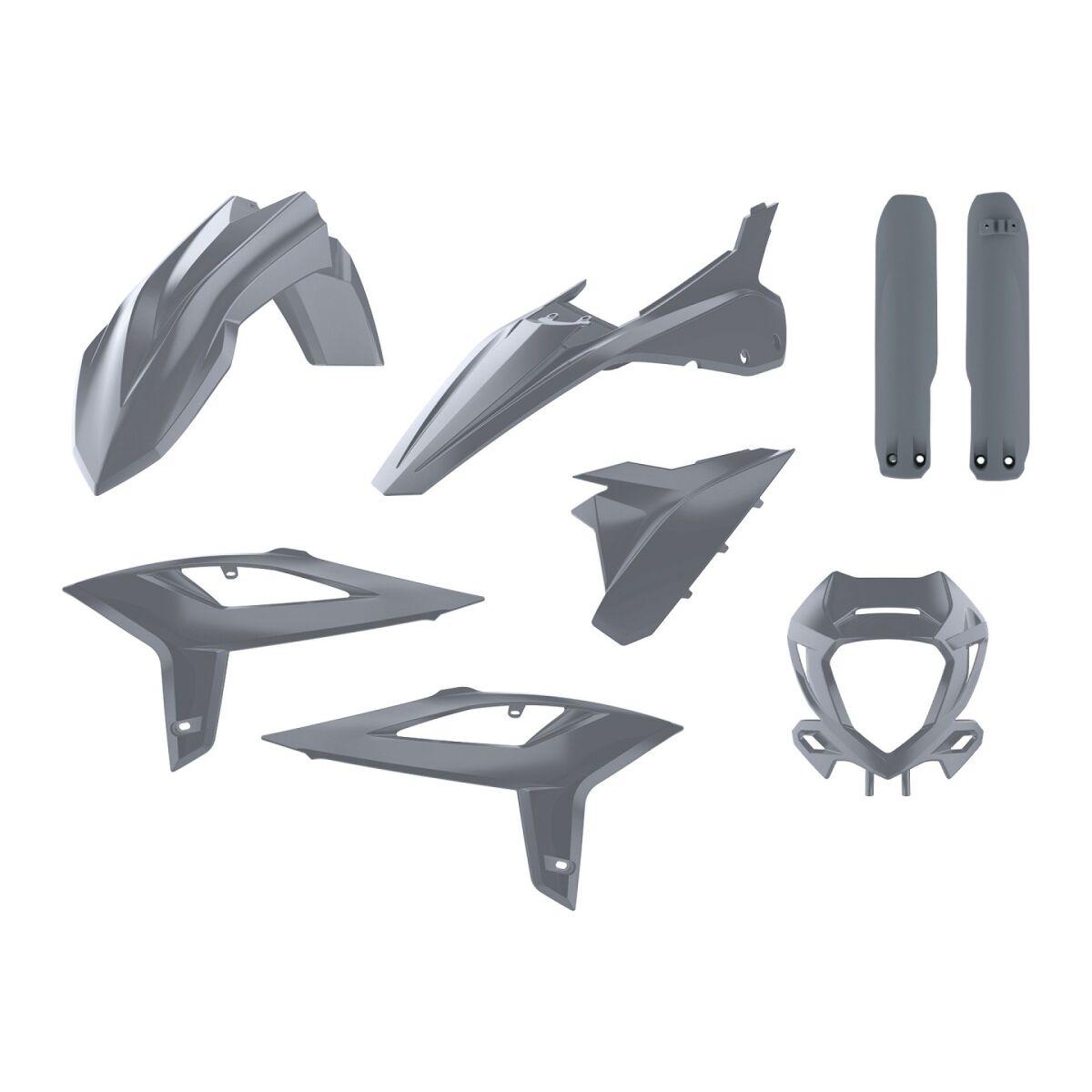 90931 - Polisport Full Plastics Kit For Beta RR 125 2020-2022 - Grey