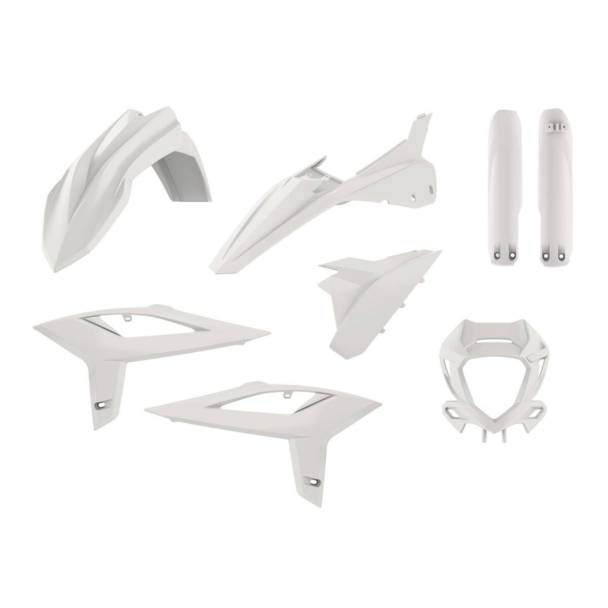 Polisport White 90929 - Full Plastics Kit For Beta Rr 125 2020-2022