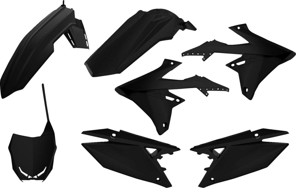 91428 - Polisport Plastics Kit For Suzuki RMZ250 2019-2026 - Black