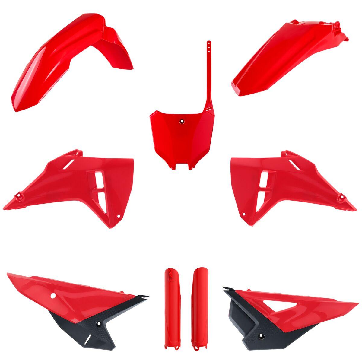 Polisport Red 91598 - Full Plastics Kit For Honda Crf250r 2025 2026