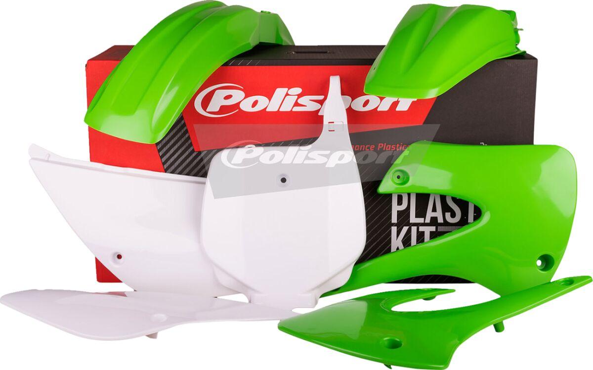 Polisport Green/Oem/White 90462 - Plastics Kit For Kawasaki Kx 85 2001-2006