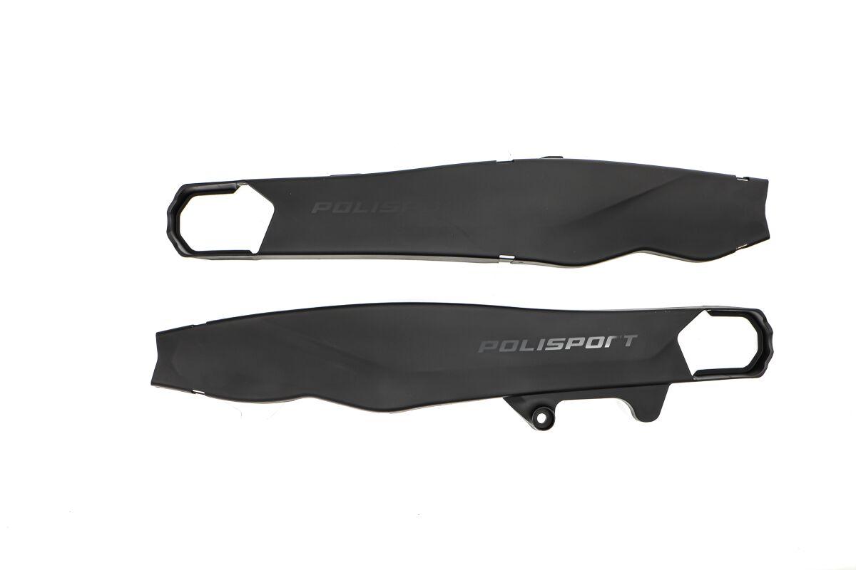 8499400001 - Polisport Swingarm Protectors For Gas Gas EC 250 2024-2025 - Black