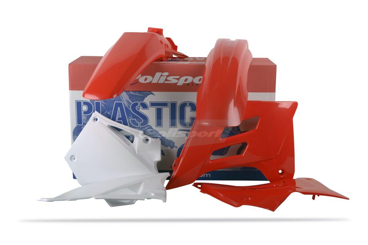 90197 - Polisport Standard Plastics Kit For Gas Gas EC125 2005-2006 - Red/White